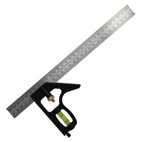 300mm Adjustable Engineers Combination Try Square Set 12” Right Angle Guide