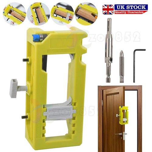 Door Hinge Mortise Jig Installation Kit Adjustable Door Hinge Router Template