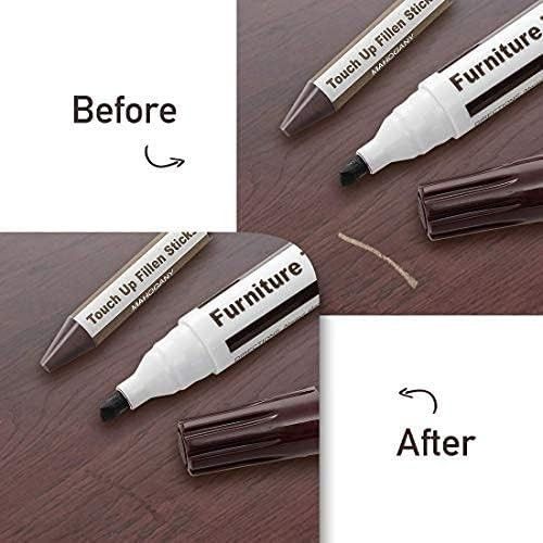 21PC Wood Furniture Repair Kit Markers & Wax Sticks Touch Up Scratch Floor Table — image 3