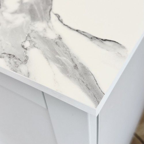 Marble White Grey Kitchen Worktop Splashback Compact Laminate Solid Core