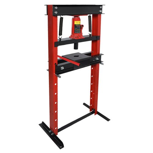 12 Ton Hydraulic Bench Press Heavy Duty Plates Workshop Garage Bearing Machine — image 13