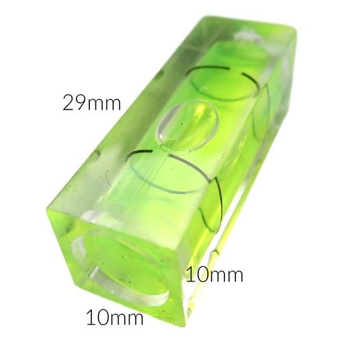 2pcs Mini Spirit Level Bubble 29mm x 10mm Square Quality Small Levels Levelling