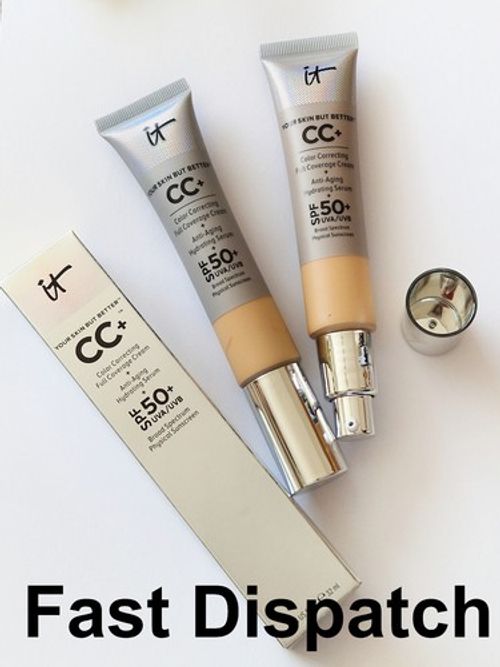 IT CC Color Correcting Cream SPF 50+ Your Skin But Better 32ml Light & Medium