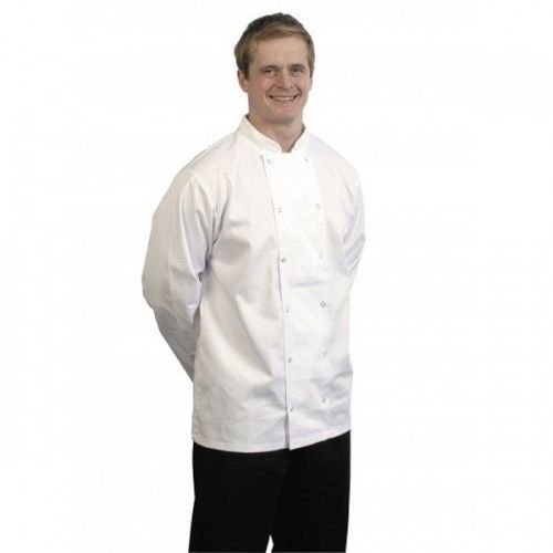 2 x Packs White Chef Jacket Chef Coat Chef wear Unisex