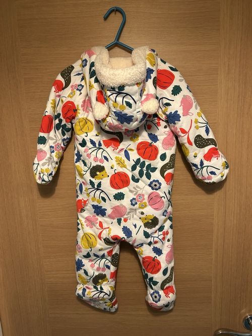 Multicoloured Woodland Themed Boden Girls Snow Suit 9-12months￼ — image 2