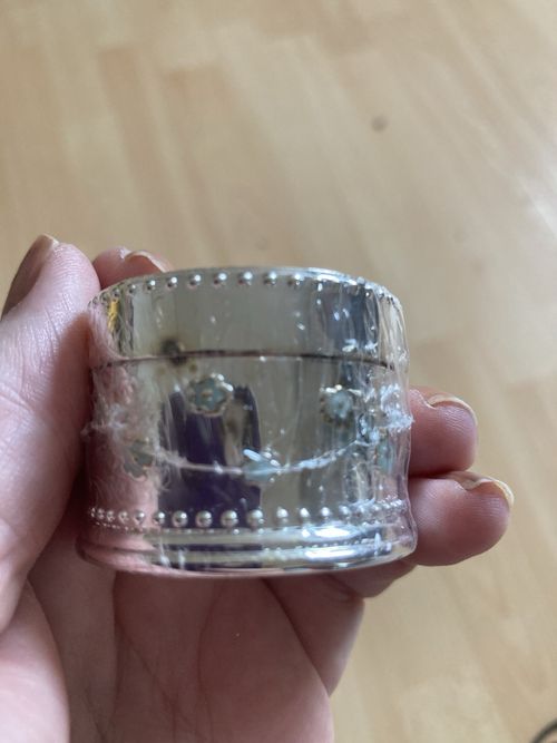Set Of 3 Silver Plated Baby’s ‘first’ Trinket Boxes - New — image 9