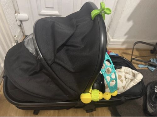 Cybex Balios S Lux Black Pram Single From Birth Adjustable Handle Basket — image 6