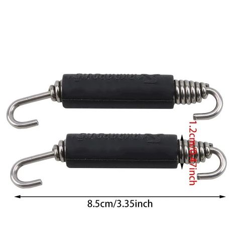 2x 85mm Motorcycle Modified Exhaust Pipe Spring Stainless Steel AK Spring — image 5