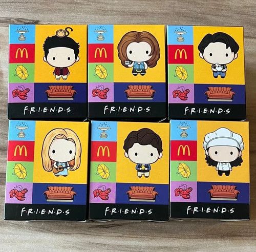 McDonald’s Friends Full Set 6 Character Limited Edition Figures Collectible New