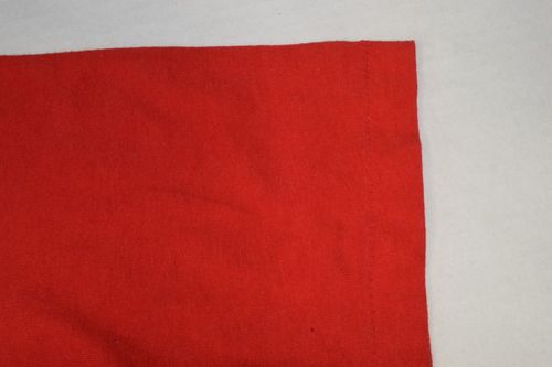 Vintage T-Shirt Red St Louis Script Single Stitch Logo 7 Mens M/L 70s Made USA — image 3
