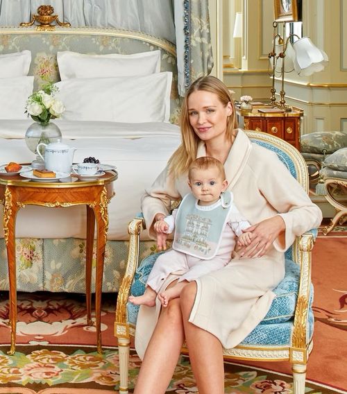 ATELIER CHOUX Harrods Cotton Townhouse Blanket, Bib and Bag Baby Gift Set - NEW  — image 12