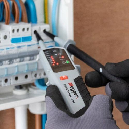 Megger TPT420 Voltage & Continuity Tester with Calibration Certificate & Case — image 4