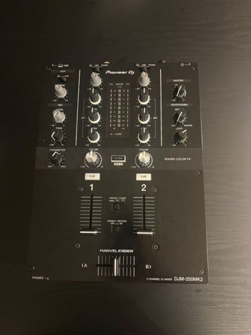 Pioneer DJM-250MK2 2-Channel DJ Mixer - Black