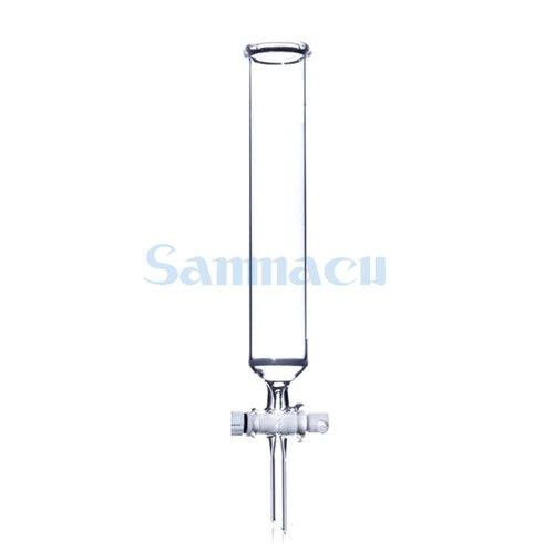 Column Diameter 30mm Various Column Length Lab Glass PTFE Piston Chromatography
