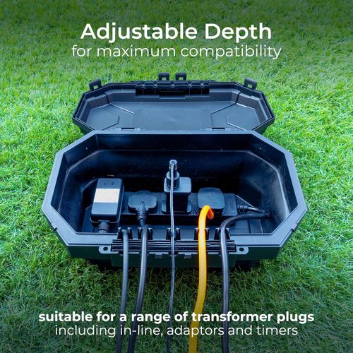 Masterplug Collapsible Weatherproof Electrical Connection Box 4 Socket 8m — image 3