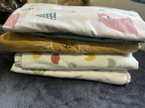 Toddler Unisex Bedding Set Bundle Nursery Cot Bed Duvet Size and Toddler Pillow