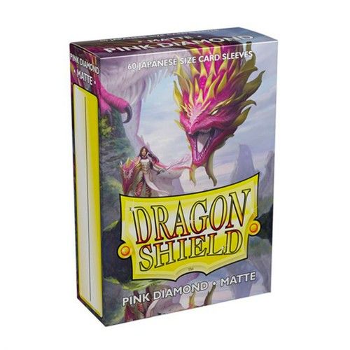 DRAGON SHIELD SMALL CARD SLEEVES MATTE JAPANESE SIZE / YUGIOH SLEEVES 60 count