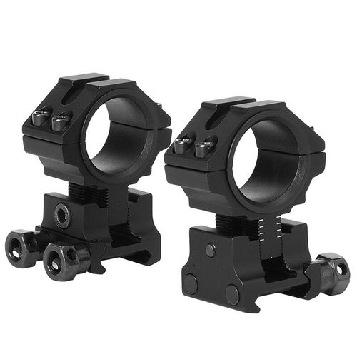 2x Scope Ring Mount 1''/30mm Precision Adjustable Height for 20mm Picatinny Rail — image 3