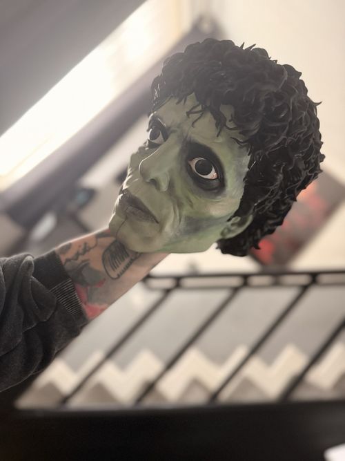 Michael Jackson Thriller 3d Resin Head Model Fully Hand Painted — image 5