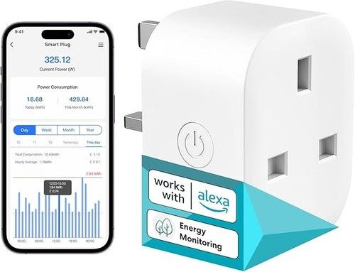 WiFi Mini Smart Plug Power Socket Remote Control Alexa Google SmartThings