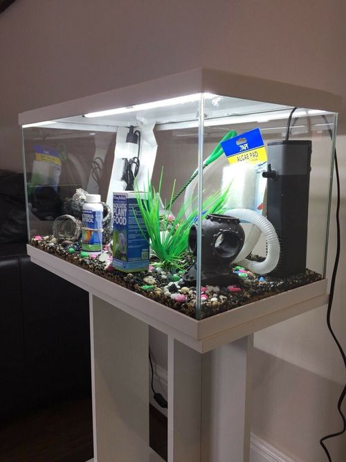 **BRAND NEW** Fish Tank Aquarium & Optional Stand: Heater, Filter & More Include — image 1