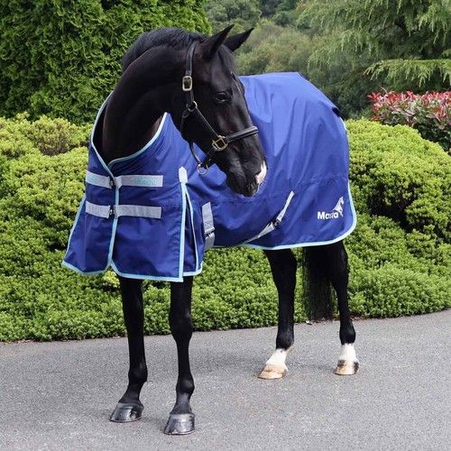 Ventomasta 0g Lightweight Standard Neck Turnout Rug Navy Blue