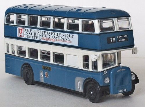 OO Gauge 1/76 Scale Vintage #78 BRADFORD - PUDSEY Model Bus Coach Transport