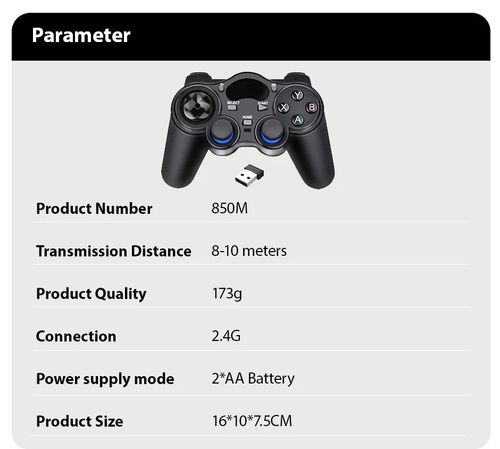 2X Wireless Gaming Controller USB Gamepad for PC Laptop Computer PS3 Android — image 12