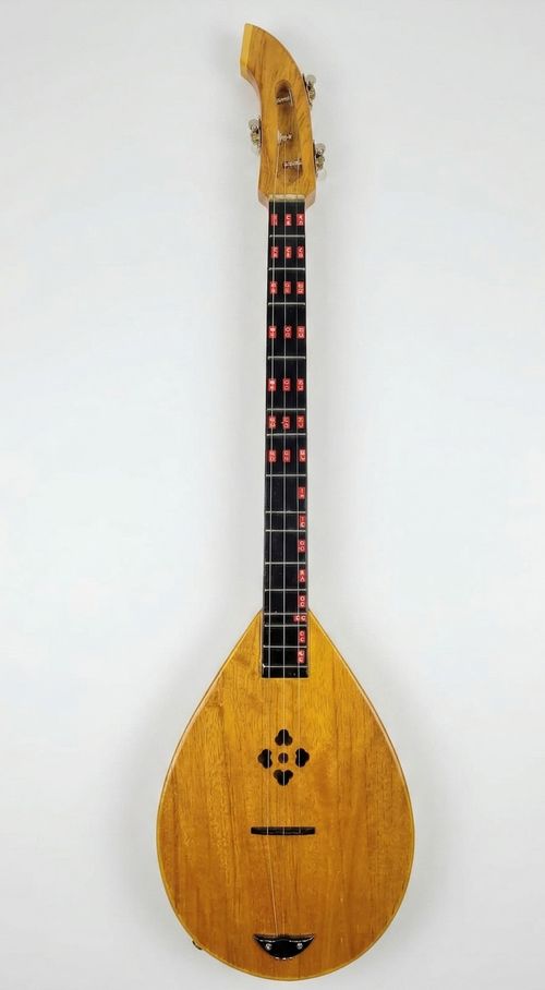 Handcrafted Thai Phin 3-String Acoustic Lute Custom Folk Guitar Solid Wood 100cm — image 5