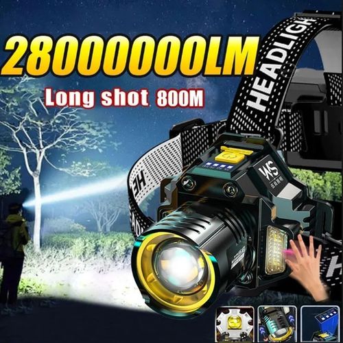 Most Powerful 99000000LM LED Zoomable Headlamp Rechargeable Head Torch Headlight — image 1