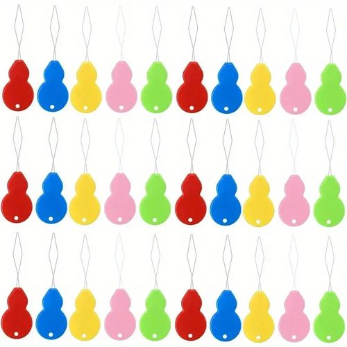 Needle Threader - Bow Wire Thread Plastic Sewing Machine Insert Craft Tool — image 1