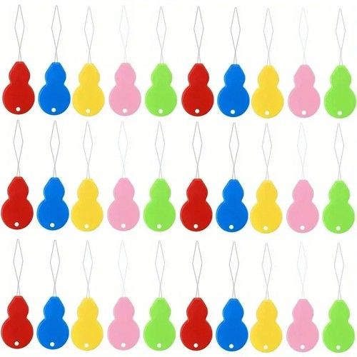 Needle Threader - Bow Wire Thread Plastic Sewing Machine Insert Craft Tool