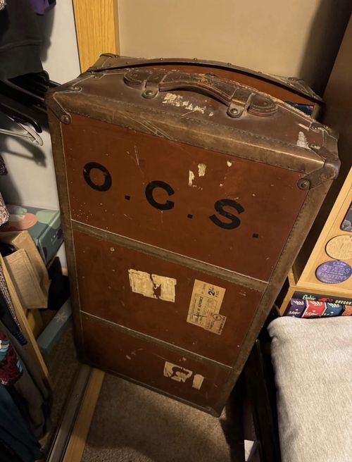 Antique/Vintage Steamer Wardrobe Trunk Large — image 3