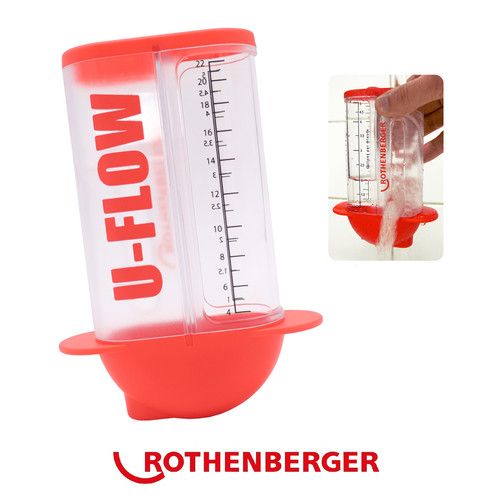 Rothenberger U Flow Water Gauge - Water Flow Measure - 67055