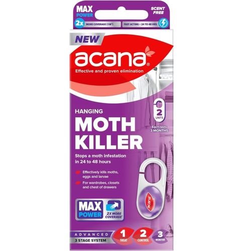 NEW Acana Hanging Moth Proofer Killer Repellent Freshener Fabric Max Power — image 4