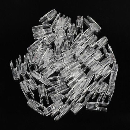 60X Arrows Nock Pin 3.2mm Plastic G Arrow Tails Arrow Shaft Archery Hunting DIY