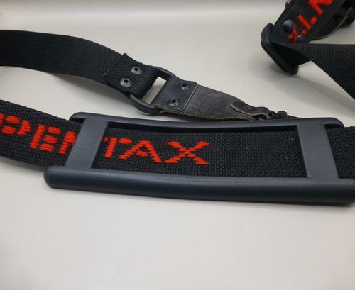Pentax named strap for 35mm camera black and red — image 5