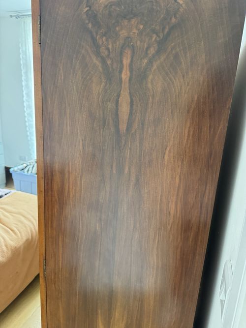 Original 1930s Art Deco Wardrobe In Excellent Condition — image 7