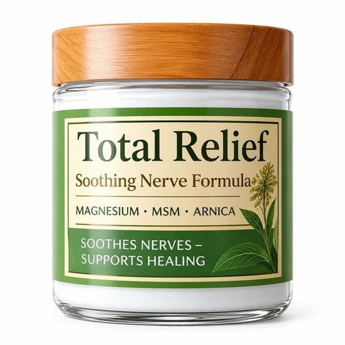 Total Relief Magnesium Cream, Nerve Relief Magnesium Soothing Cream UK