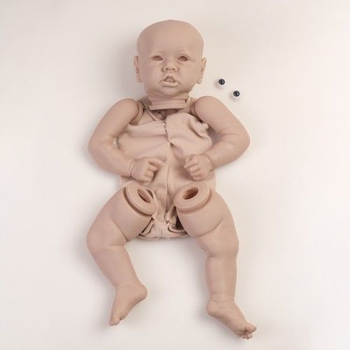 DIY Realistic Reborn Baby Doll Mold Kits Unpainted Vinyl Silicone Newborn Parts