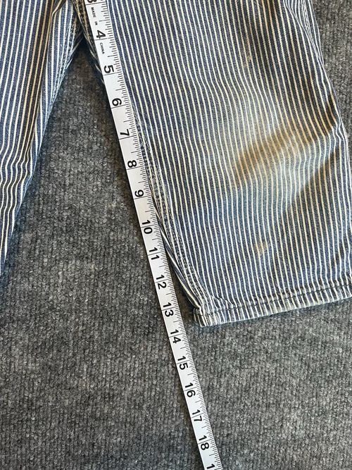 Vintage 60s 70s Kids Osh Kosh Overalls B’gosh Vestback Union Made Pin Stripe USA — image 12