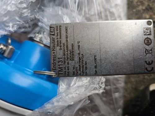 Endress+Hauser TM131 Temperature Transmiter PT100 4-20mA New 2024 2m Probe