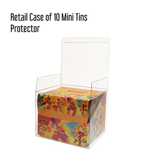 Mini Tin Retail Case (10 Tins) Protector 0.7mm Protective Display Case — image 1