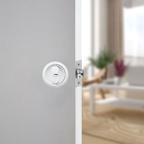 Stainless Steel Deadbolt Lock, Single Dead Bolt Locks, White — image 5