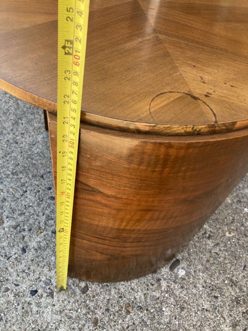 Art Deco Tiered Walnut Coffee Table  — image 5