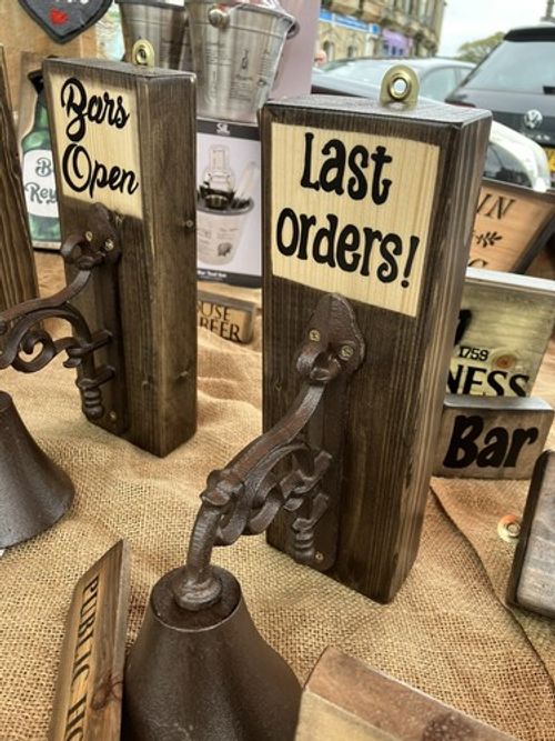 Traditional bar accessory, bar bell,home bar,  last orders bell, pub bell 