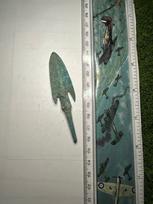 Ancient Bronze Arrowhead Bronze Age 1200BCE