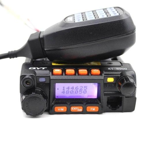 QYT KT‑8900 25W Mini Mobile Transceiver Dual‑Band Car Radio 136‑174 400‑480MHz