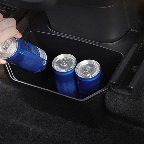 Rear Center Console Organizer Garbage Can For Tesla Model Y Model 3