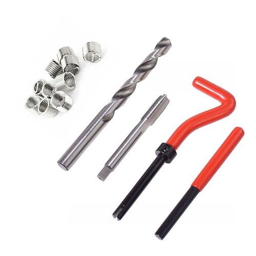 M5 x 0.8 Thread Repair Tool Kit Helicoil Wire Inserts Set 25pcs